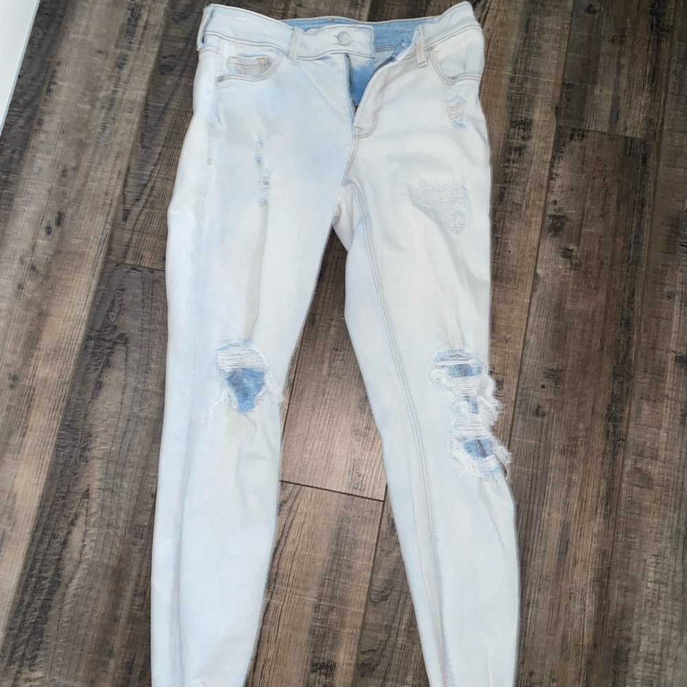 Old Navy Rockstar Mid Rise Super Skinny Jeans